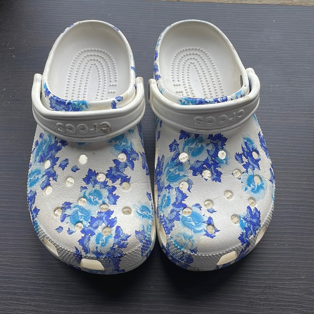 Floral Crocs